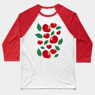 Red camellia flowers 2 Baseball T-Shirt